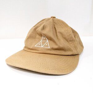 Huf ESS Unstructured Snapback Hat Toffee Triple Triangle Triforce Dad Six Panel